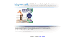 Desktop Screenshot of blog-o-matic.com